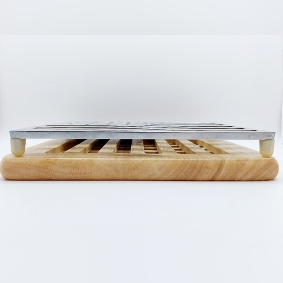 Vintage Copco Stars and‎ Stripes Hanging Trivet With Bamboo Cooling Rack - Picture 5 of 5